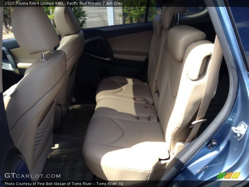 Pacific Blue Metallic / Ash Gray 2010 Toyota RAV4 Limited 4WD