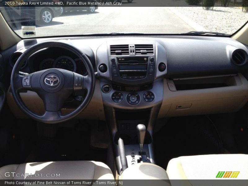 Pacific Blue Metallic / Ash Gray 2010 Toyota RAV4 Limited 4WD