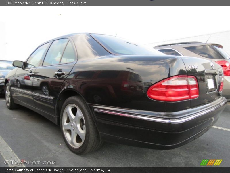 Black / Java 2002 Mercedes-Benz E 430 Sedan