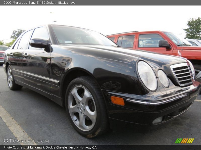 Black / Java 2002 Mercedes-Benz E 430 Sedan