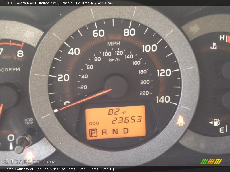 Pacific Blue Metallic / Ash Gray 2010 Toyota RAV4 Limited 4WD