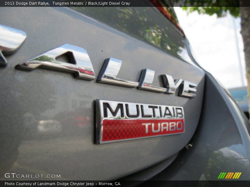 Tungsten Metallic / Black/Light Diesel Gray 2013 Dodge Dart Rallye