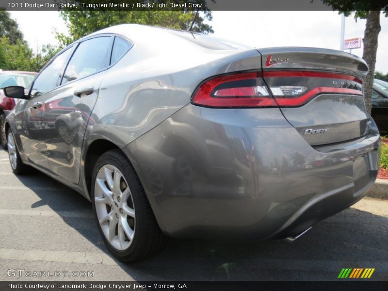 Tungsten Metallic / Black/Light Diesel Gray 2013 Dodge Dart Rallye