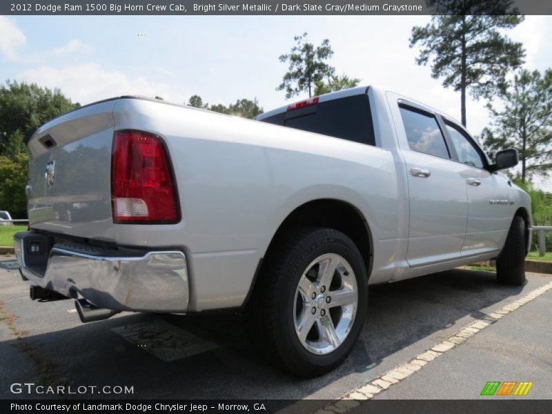 Bright Silver Metallic / Dark Slate Gray/Medium Graystone 2012 Dodge Ram 1500 Big Horn Crew Cab
