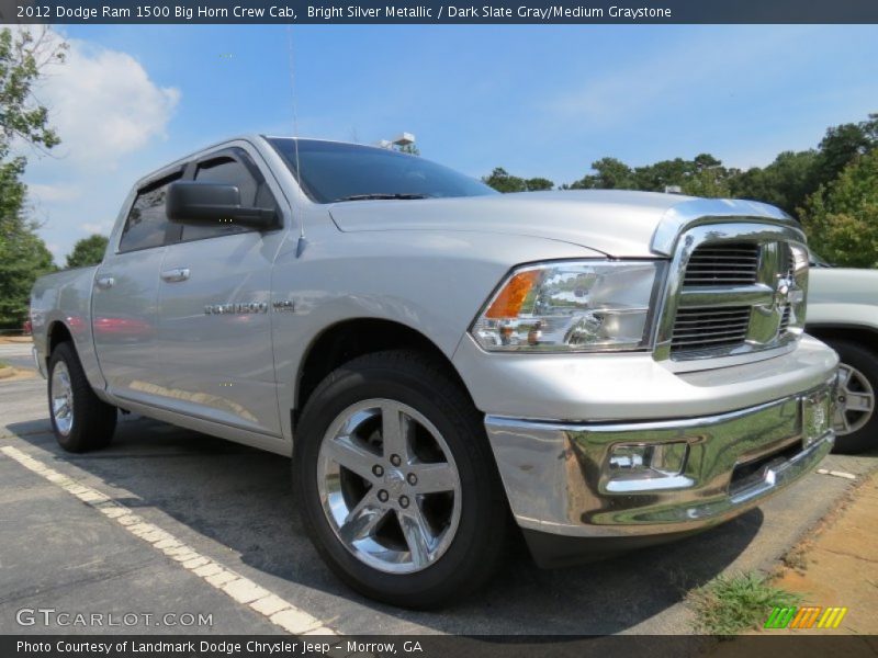 Bright Silver Metallic / Dark Slate Gray/Medium Graystone 2012 Dodge Ram 1500 Big Horn Crew Cab