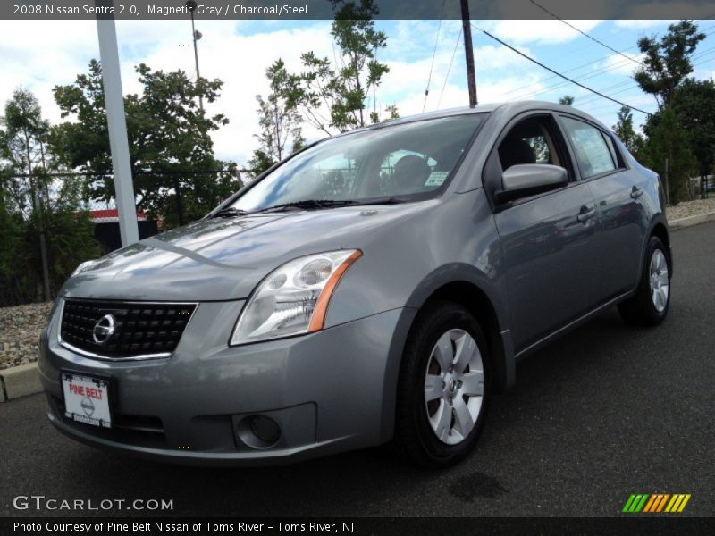Magnetic Gray / Charcoal/Steel 2008 Nissan Sentra 2.0