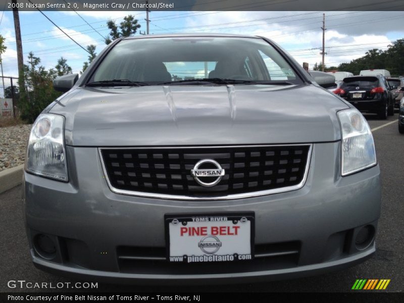 Magnetic Gray / Charcoal/Steel 2008 Nissan Sentra 2.0