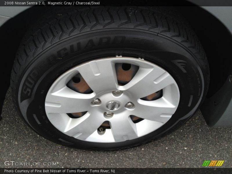 Magnetic Gray / Charcoal/Steel 2008 Nissan Sentra 2.0