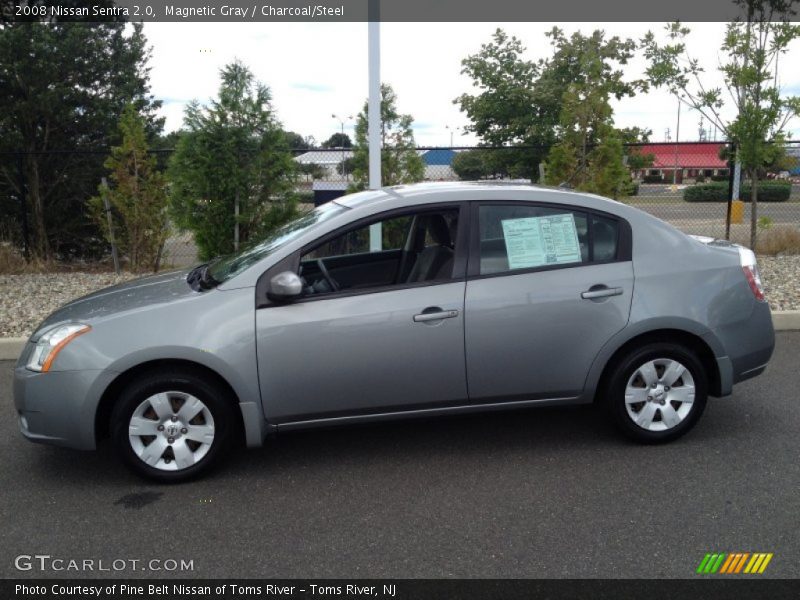 Magnetic Gray / Charcoal/Steel 2008 Nissan Sentra 2.0