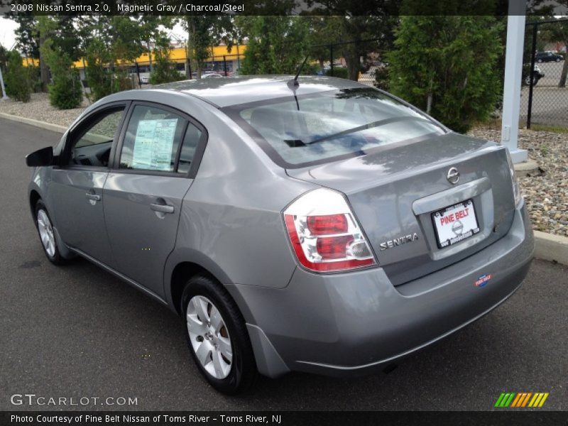 Magnetic Gray / Charcoal/Steel 2008 Nissan Sentra 2.0