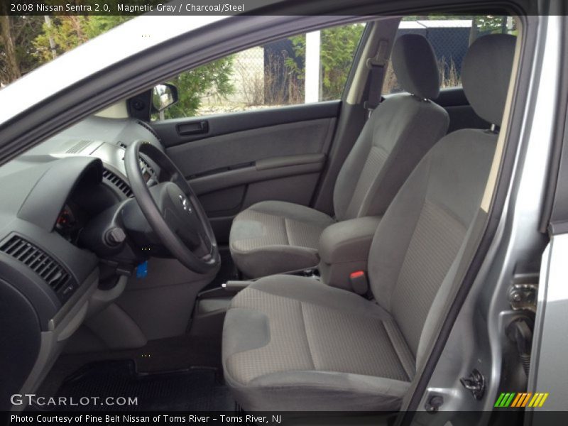 Magnetic Gray / Charcoal/Steel 2008 Nissan Sentra 2.0