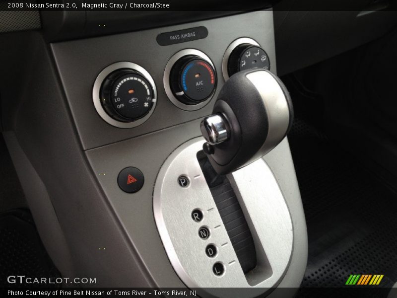 Magnetic Gray / Charcoal/Steel 2008 Nissan Sentra 2.0