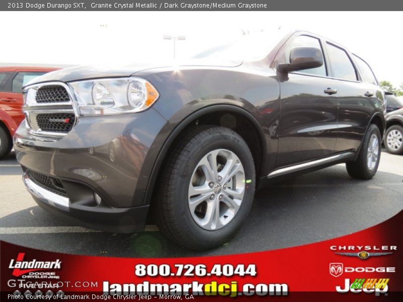 Granite Crystal Metallic / Dark Graystone/Medium Graystone 2013 Dodge Durango SXT