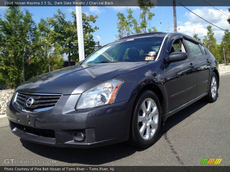 Dark Slate Metallic / Charcoal Black 2008 Nissan Maxima 3.5 SL