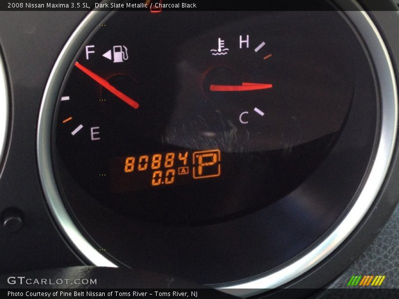 Dark Slate Metallic / Charcoal Black 2008 Nissan Maxima 3.5 SL