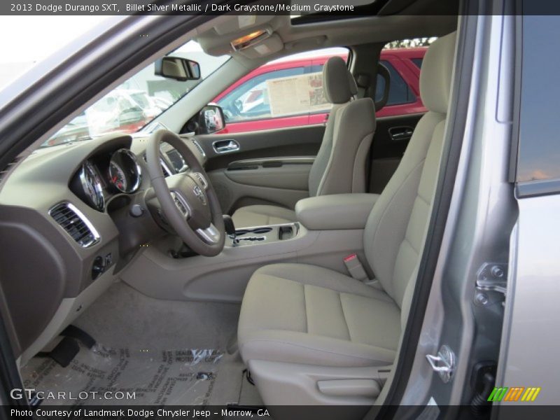 Billet Silver Metallic / Dark Graystone/Medium Graystone 2013 Dodge Durango SXT