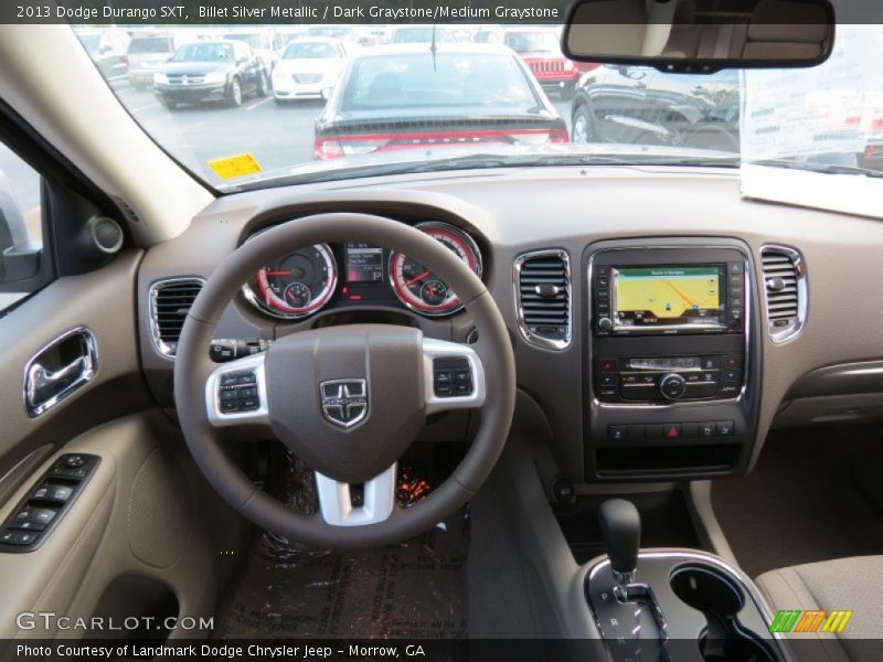 Billet Silver Metallic / Dark Graystone/Medium Graystone 2013 Dodge Durango SXT