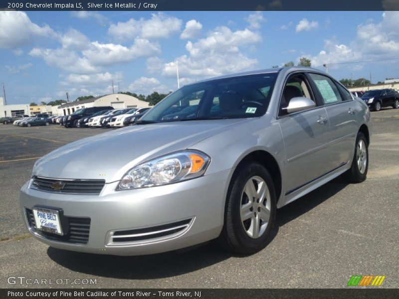 Silver Ice Metallic / Gray 2009 Chevrolet Impala LS