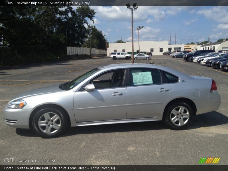 Silver Ice Metallic / Gray 2009 Chevrolet Impala LS