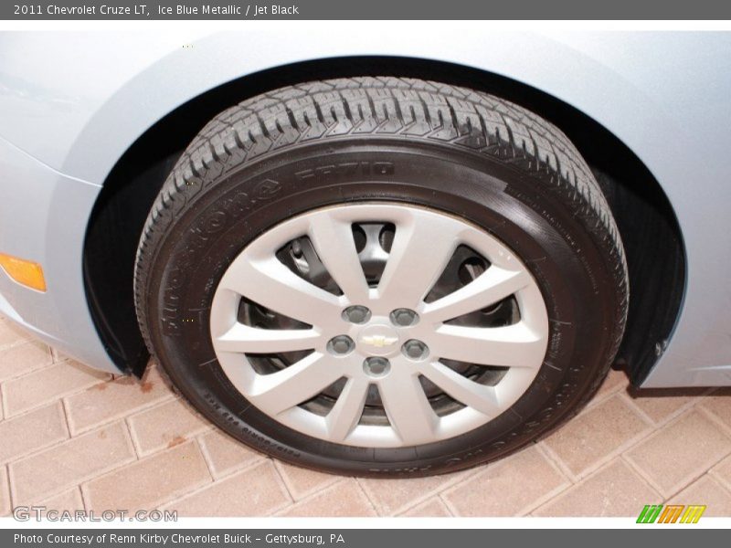 Ice Blue Metallic / Jet Black 2011 Chevrolet Cruze LT