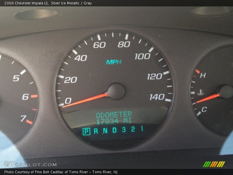 Silver Ice Metallic / Gray 2009 Chevrolet Impala LS