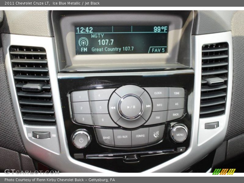 Ice Blue Metallic / Jet Black 2011 Chevrolet Cruze LT