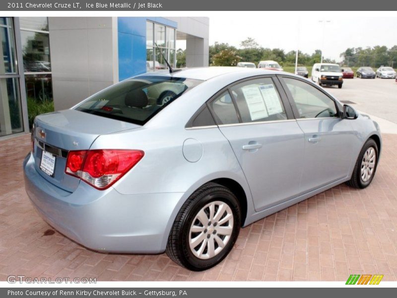 Ice Blue Metallic / Jet Black 2011 Chevrolet Cruze LT