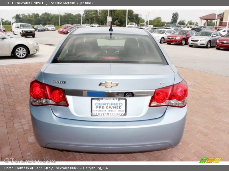 Ice Blue Metallic / Jet Black 2011 Chevrolet Cruze LT