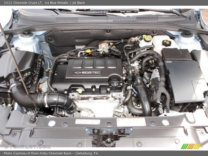 Ice Blue Metallic / Jet Black 2011 Chevrolet Cruze LT