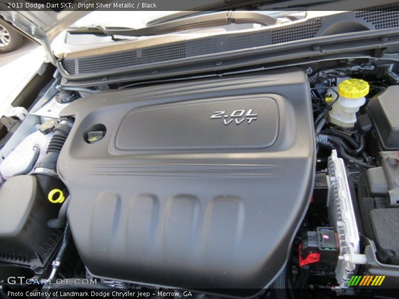 Bright Silver Metallic / Black 2013 Dodge Dart SXT