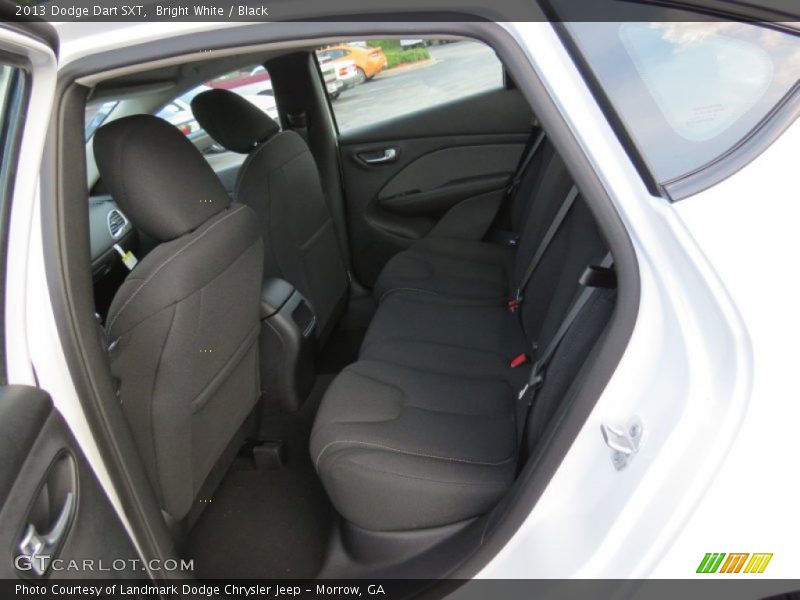 Bright White / Black 2013 Dodge Dart SXT