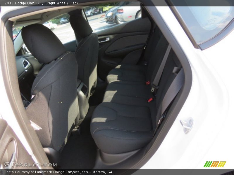Bright White / Black 2013 Dodge Dart SXT