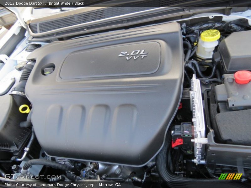 Bright White / Black 2013 Dodge Dart SXT