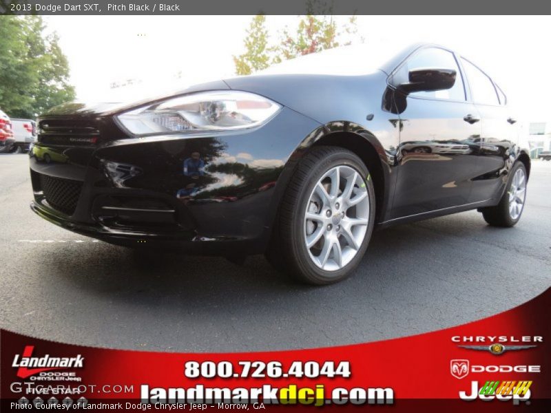 Pitch Black / Black 2013 Dodge Dart SXT