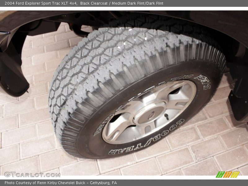 Black Clearcoat / Medium Dark Flint/Dark Flint 2004 Ford Explorer Sport Trac XLT 4x4