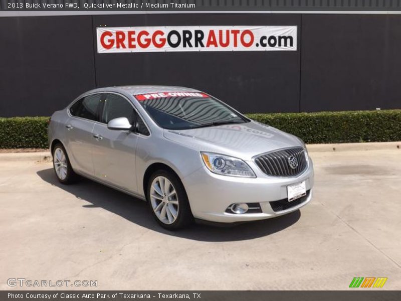Quicksilver Metallic / Medium Titanium 2013 Buick Verano FWD