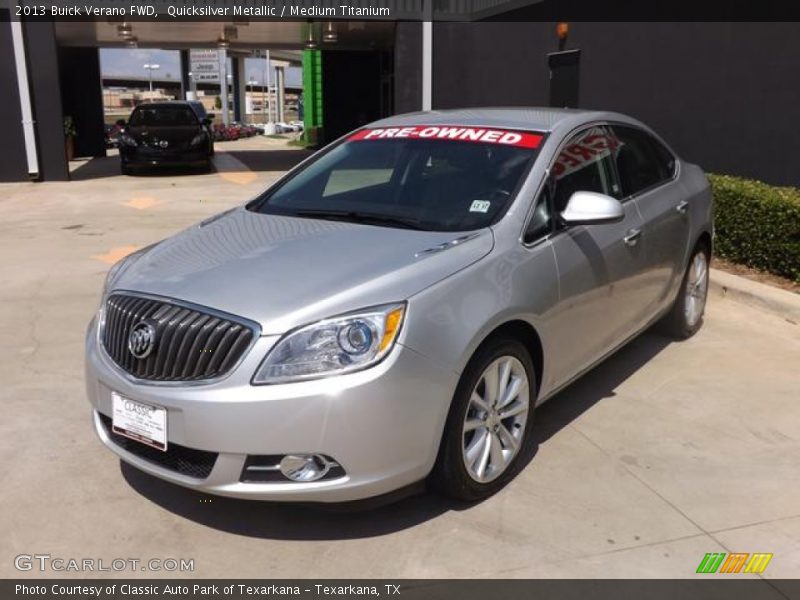 Quicksilver Metallic / Medium Titanium 2013 Buick Verano FWD