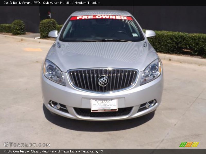 Quicksilver Metallic / Medium Titanium 2013 Buick Verano FWD