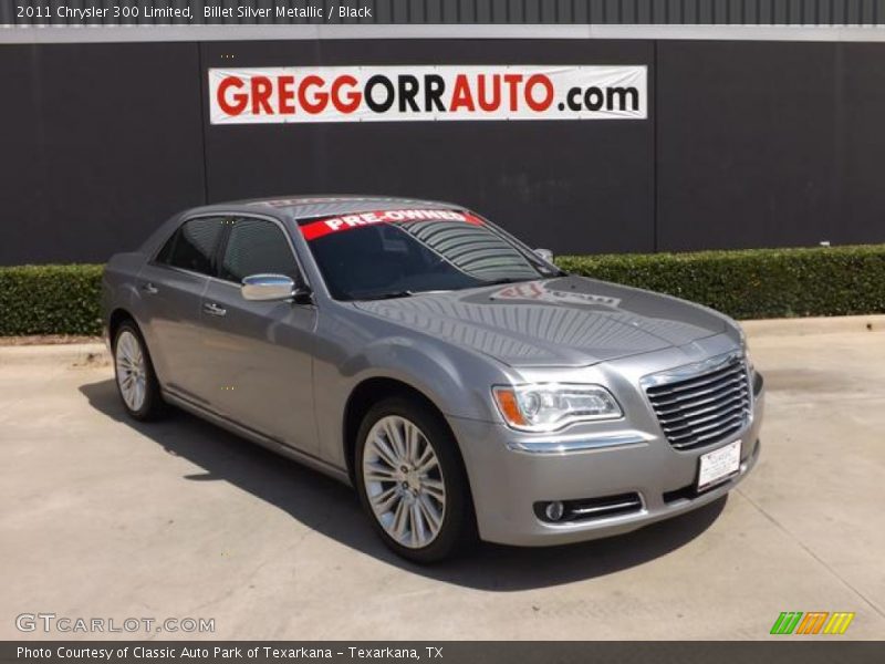 Billet Silver Metallic / Black 2011 Chrysler 300 Limited