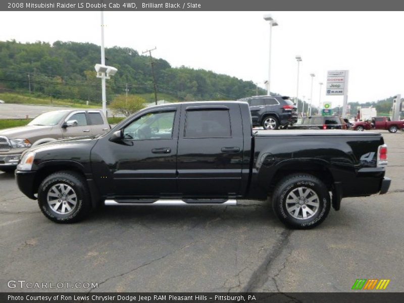 Brilliant Black / Slate 2008 Mitsubishi Raider LS Double Cab 4WD