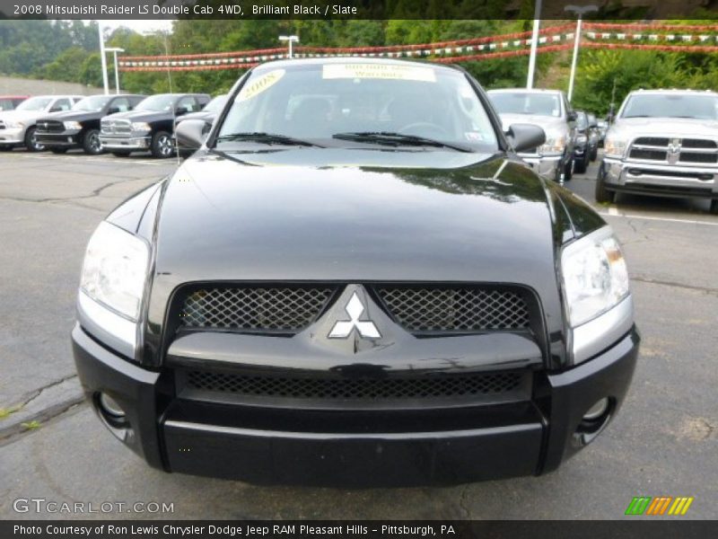 Brilliant Black / Slate 2008 Mitsubishi Raider LS Double Cab 4WD