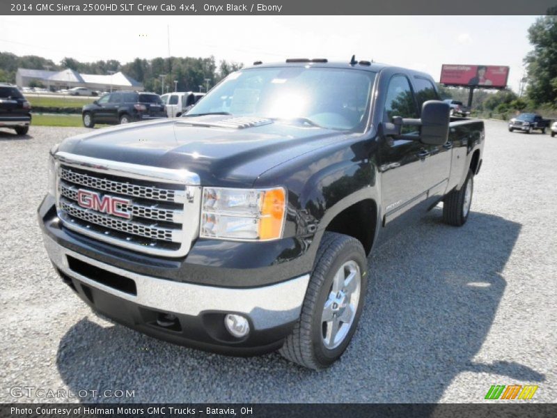 Onyx Black / Ebony 2014 GMC Sierra 2500HD SLT Crew Cab 4x4
