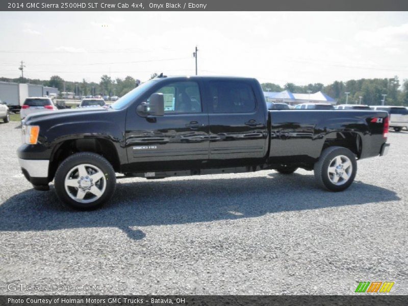Onyx Black / Ebony 2014 GMC Sierra 2500HD SLT Crew Cab 4x4