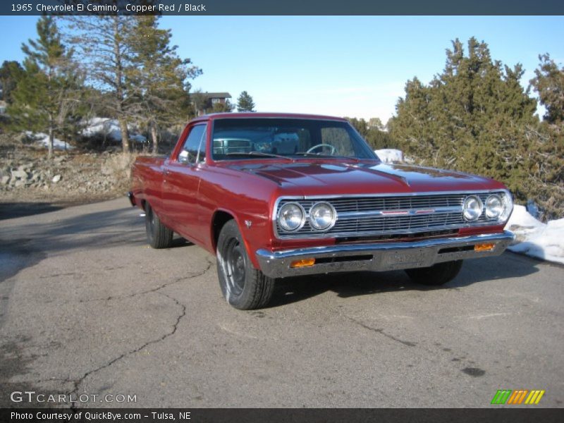 Copper Red / Black 1965 Chevrolet El Camino