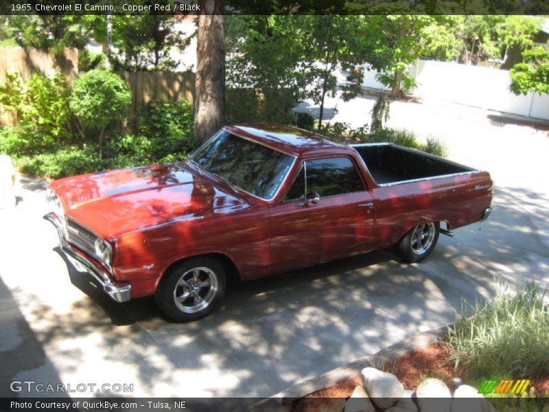 Copper Red / Black 1965 Chevrolet El Camino