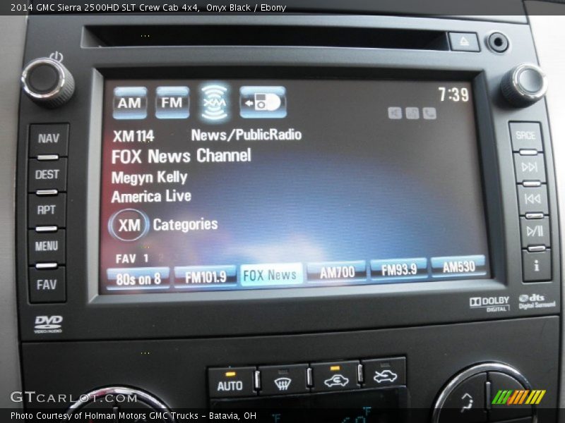 Onyx Black / Ebony 2014 GMC Sierra 2500HD SLT Crew Cab 4x4