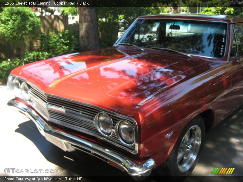 Copper Red / Black 1965 Chevrolet El Camino
