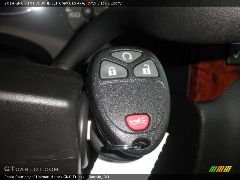 Onyx Black / Ebony 2014 GMC Sierra 2500HD SLT Crew Cab 4x4