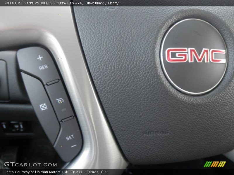 Onyx Black / Ebony 2014 GMC Sierra 2500HD SLT Crew Cab 4x4