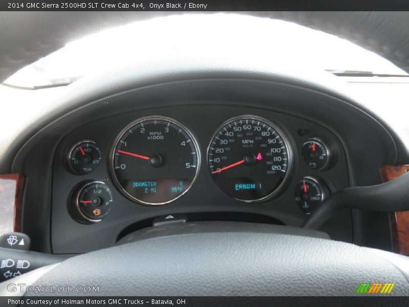 Onyx Black / Ebony 2014 GMC Sierra 2500HD SLT Crew Cab 4x4